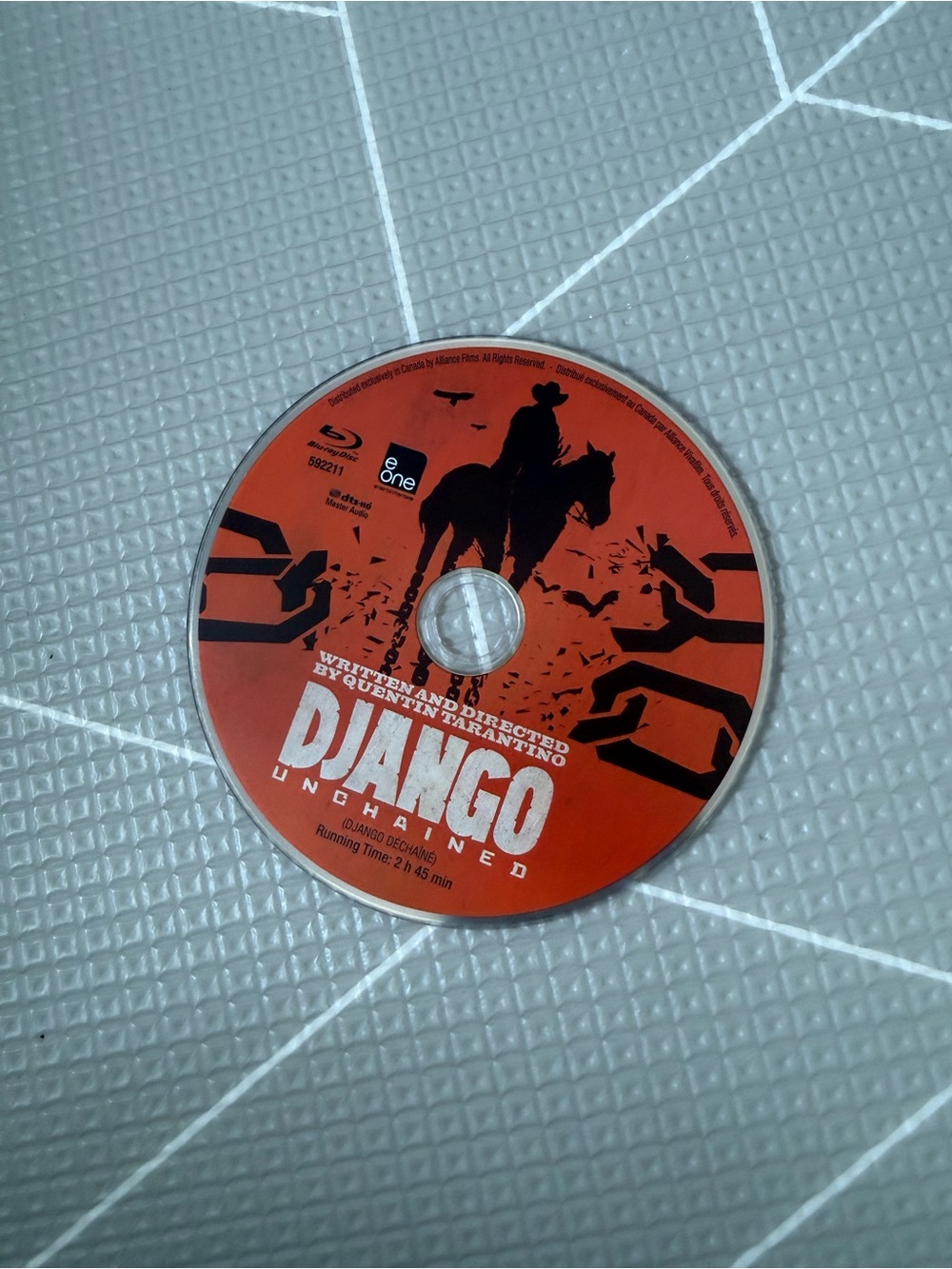 Django Unchained Blu Ray Disc Only